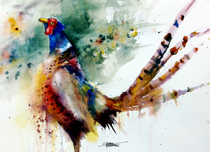 Vogels in aquarel
