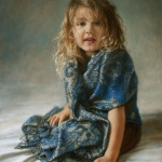 Portrait of a 3-year-old girl Portrait of a 3-year-old girl