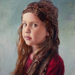 girl with headscarf girl with headscarf