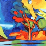 N135 abstract landschap N135 abstract landschap