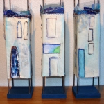 Huisjes 3 blauwe Huisjes 3 blauwe