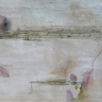 textiel schilderij 'snowflakes' textiel schilderij 'snowflakes'