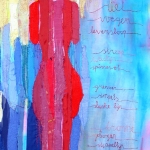 textiel schilderij 'slanke lijn' textiel schilderij 'slanke lijn'