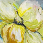 Acryl schilderij 'Voorjaarsbloem' Acryl schilderij 'Voorjaarsbloem'
