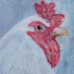 Acryl schilderij 'Moederkloek' Acryl schilderij 'Moederkloek'