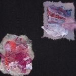 broches 2 x lila broches 2 x lila