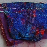 broche paars/blauw/rood broche paars/blauw/rood
