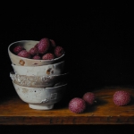 Chinees porselein met lychees Chinees porselein met lychees