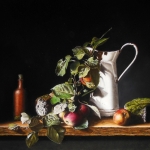 Stilleven met appels en witte kan Stilleven met appels en witte kan