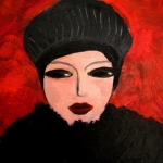 woman in black woman in black