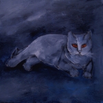 El gato que está triste y azul El gato que está triste y azul