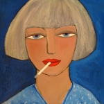 Smoking Blonde Smoking Blonde