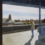 Waiting for the train