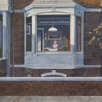 Interieur in een stad