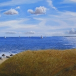 Sailboats at sea Sailboats at sea