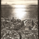 Town on the Ligurian coast Town on the Ligurian coast