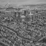 Town in England or The Gothic Cathedral Town in England or The Gothic Cathedral