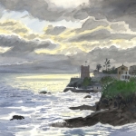 Storm bij Nervi Storm bij Nervi