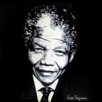 portret Nelson Mandela portret Nelson Mandela