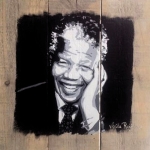 portret Nelson Mandela . portret Nelson Mandela .