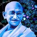Digital art 'Ghandi' Digital art 'Ghandi'