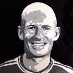 Portret Arjen Robben Portret Arjen Robben