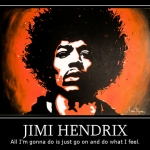 Zeefdruk Jimi Hendrix Zeefdruk Jimi Hendrix