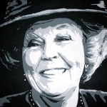 Portret koningin Beatrix Portret koningin Beatrix