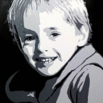 Portret jongetje Portret jongetje