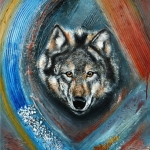 Wolf with the orange Eyes Wolf with the orange Eyes