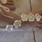 Barefoot sandalen 6 bloemetjes Barefoot sandalen 6 bloemetjes