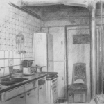 Keuken met Brandschade. Keuken met Brandschade.