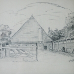 Achterkant Boerderij . Achterkant Boerderij .