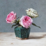 Stilleven met rozen