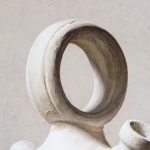 Detail 1 van aardewerk en eieren