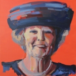 Portret van Beatrix Portret van Beatrix
