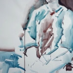 model in aquarel model in aquarel