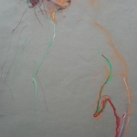 model met pastel model met pastel