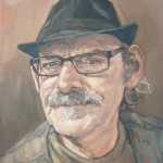 Portret van man en hoed