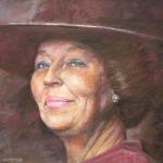 Portret Koningin Beatrix Portret Koningin Beatrix
