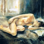 Olieverfstudie 6 Olieverfstudie 6