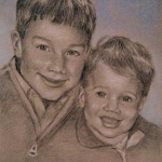 Portret 2 broers (in opdracht) Portret 2 broers (in opdracht)