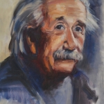 Portretstudie A. Einstein Portretstudie A. Einstein