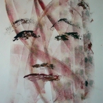 Transparent face in brown no. 1 Transparent face in brown no. 1