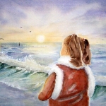 kind aan zee