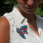 Vogel-broche 01 Vogel-broche 01