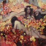 The flower bed