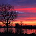 Maas zonsopkomst Maas zonsopkomst