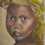 portret van afrikaans meisje portret van afrikaans meisje
