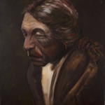 portret van indiaan portret van indiaan